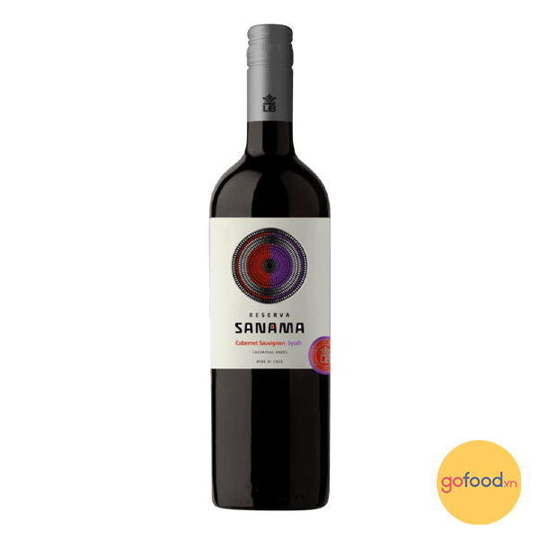 Vang đỏ Chile Sanama Shiraz