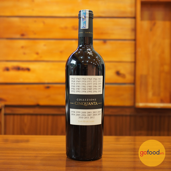 Vang đỏ Italia Collezione Cinquanta