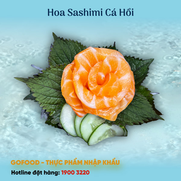 Hoa Sashimi Cá Hồi