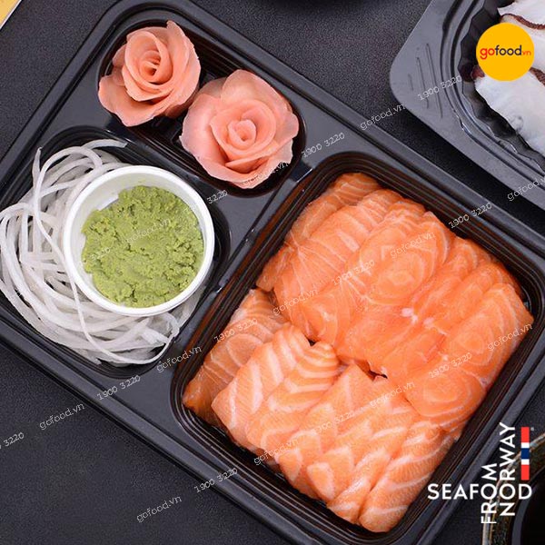 Set sashimi cá hồi tươi 200g