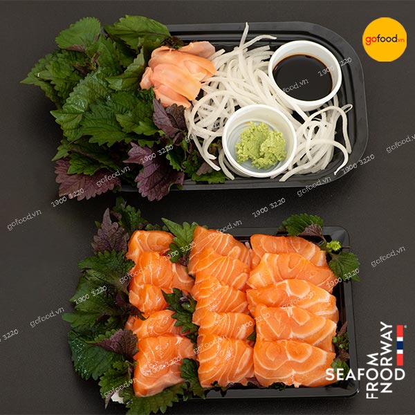 Set sashimi cá hồi tươi 300g