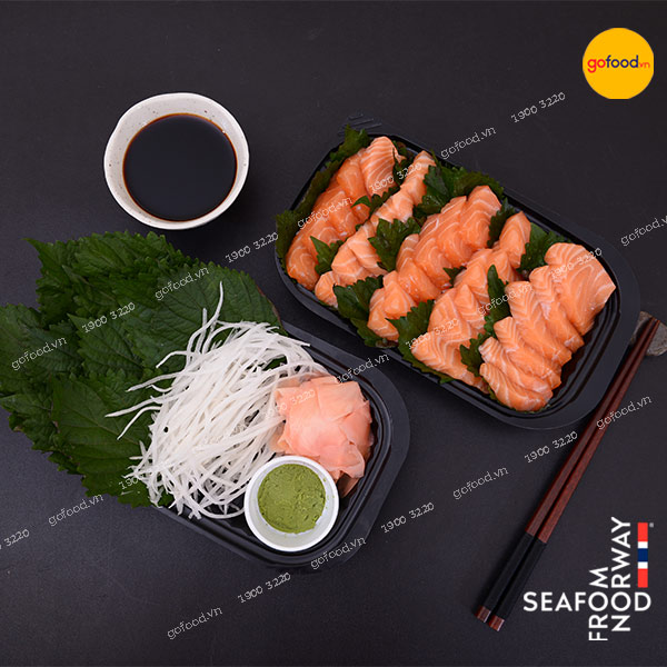 Set sashimi cá hồi tươi 500g