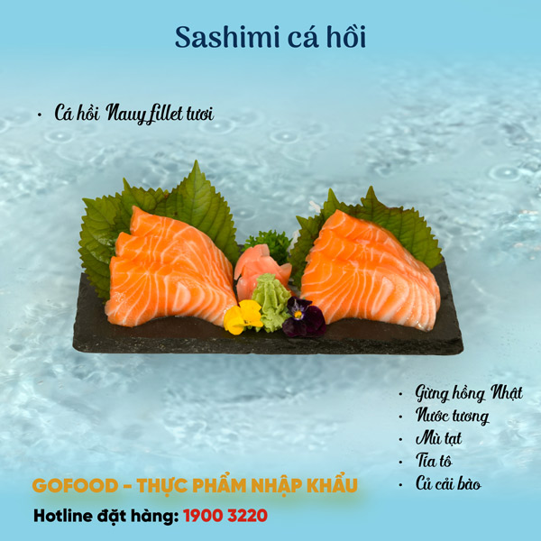 Sashimi Cá Hồi