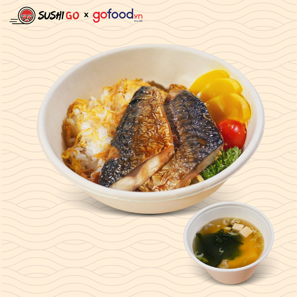 Cơm Cá Saba Sốt Teriyaki