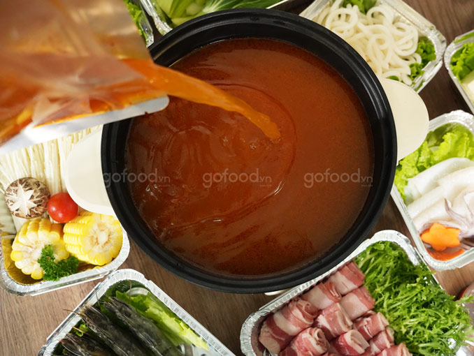 Lẩu Tâm Đầu Ý Hợp (Bò Mix Hải Sản)