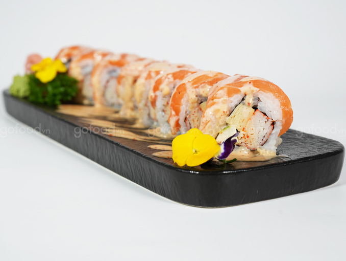 Maki Phủ Cá Hồi Tempura