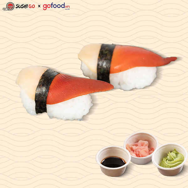 Nigiri Sò Đỏ (Set 2 Miếng)