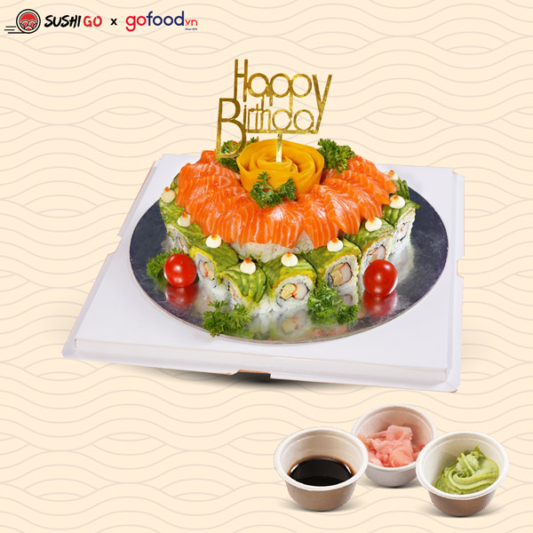 Bánh Sinh Nhật Sushi Size To