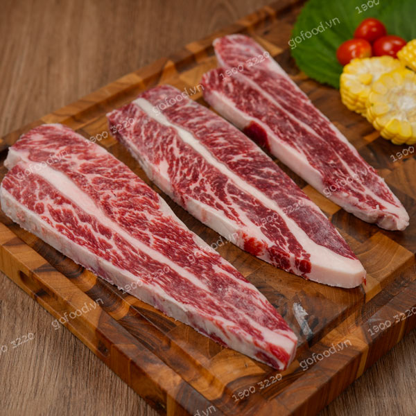 Sườn non rút xương bò Canada - Short Ribs Boneless Canadian