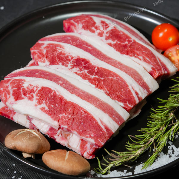 Ba chỉ bò Canada Lẩu/Nướng (Short Plate Beef Canadian)