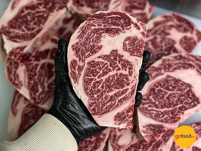 Thăn lưng bò Wagyu Úc King River Rib Eye Wagyu Beef Au
