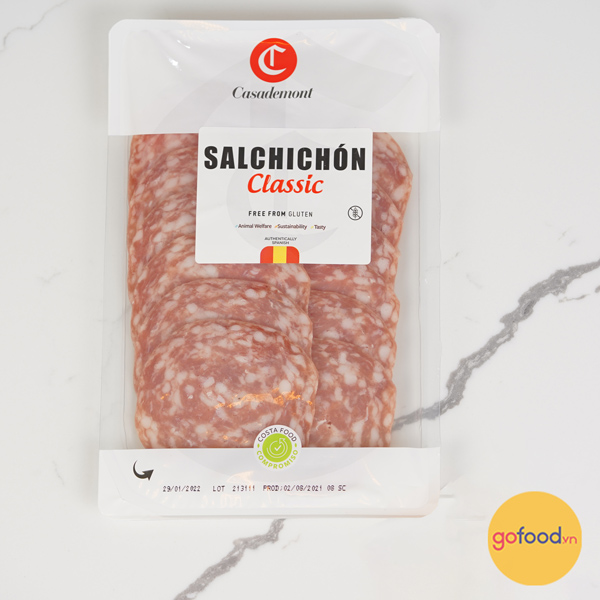 Xúc xích Salchichon Extra Sliced (100G) - Casademont
