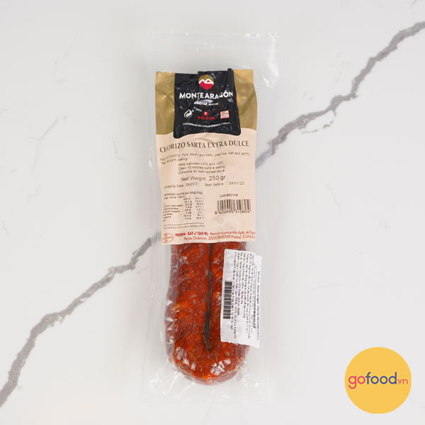 Chorizo Sarta Extra Dulce (250G) - Fribin