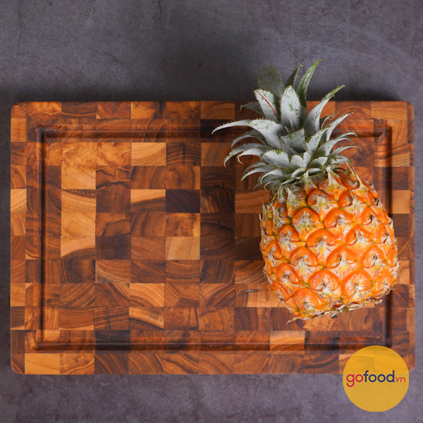 Thớt gỗ Teak Chef Studio hình chữ nhật 20x30x2,5cm