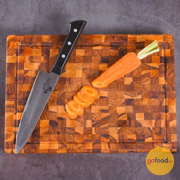 Thớt gỗ Teak Chef Studio hình chữ nhật 25x35x3,5cm