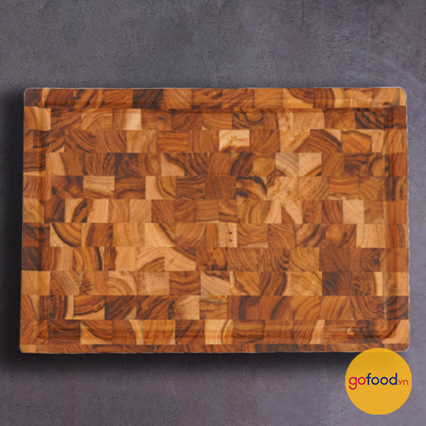 Thớt gỗ Teak Chef Studio hình chữ nhật 28x40x2,5cm
