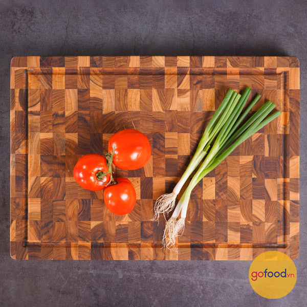 Thớt gỗ Teak Chef Studio hình chữ nhật 28x40x3,5cm