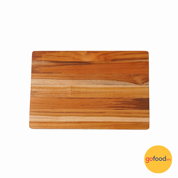 Thớt gỗ Teak chữ nhật ghép ngang 20x30x2,5cm