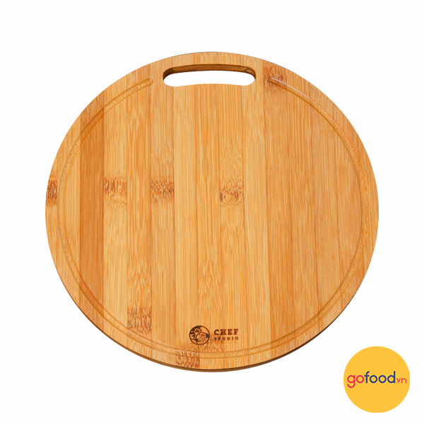 Thớt tre Chef Studio hình tròn 30x1,5 cm