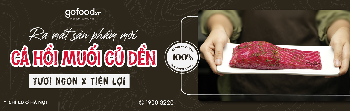 Cá hồi Nauy Fillet muối củ dền