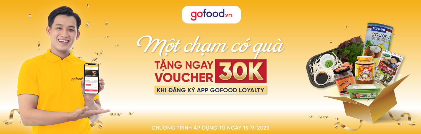 Tặng 30k Gofood Loyalty