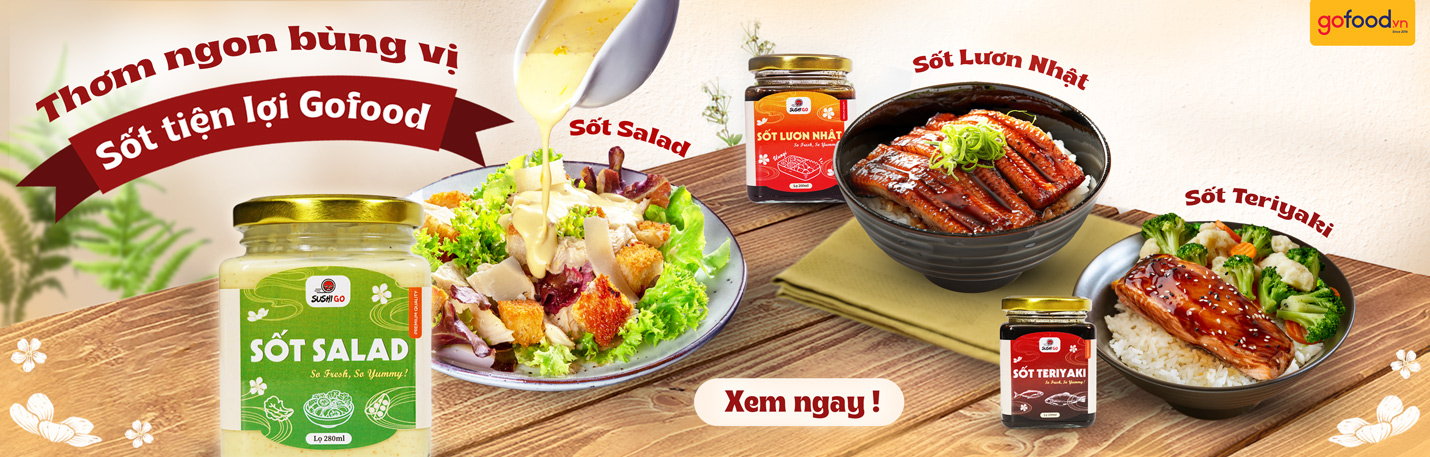 Gofood ra mắt bộ sưu tập sốt tiện lợi - thơm ngon, bùng vị
