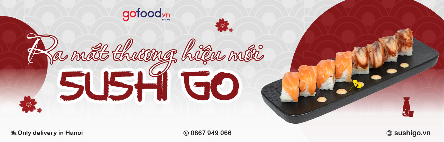 Gofood ra mắt thương hiệu Sushi Go - So Fresh So Yummy
