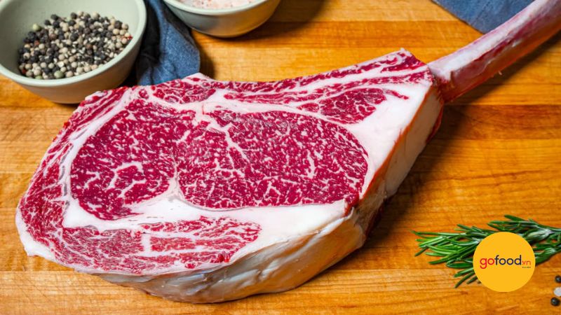 Sườn Tomahawk b&ograve; Wagyu &Uacute;c