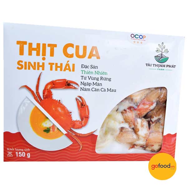 Thịt cua sinh thái 150 gr