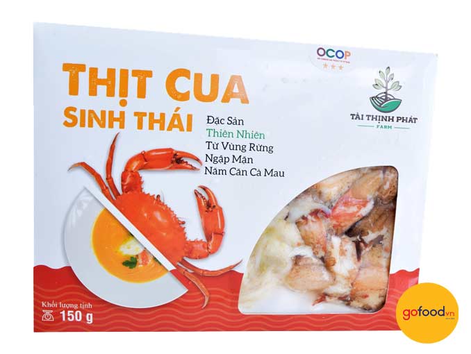Thịt cua sinh thái 150 gr