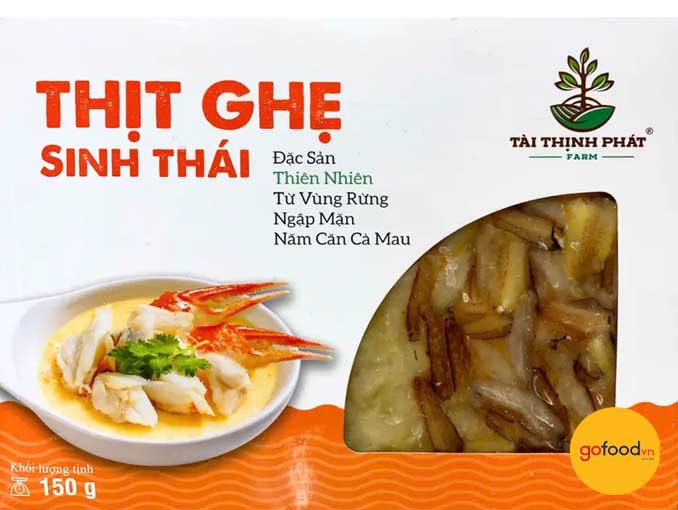 Thịt ghẹ sinh thái 150gr