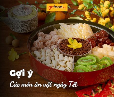 Các món ăn vặt ngày Tết ngon miệng, hấp dẫn
