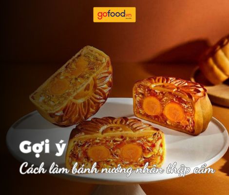 Cách làm bánh nướng nhân thập cẩm nhân truyền thống, nhân thập cẩm gà quay, nhân trứng muối Cách làm bánh nướng nhân thập cẩm nhân truyền thống, nhân thập cẩm gà quay, nhân trứng muối