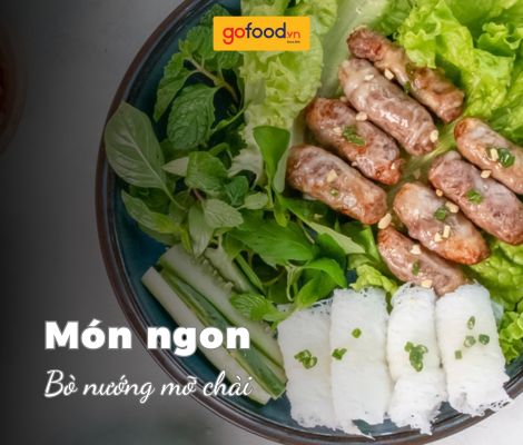 Cách làm bò nướng mỡ chài mềm, thơm, béo ngậy