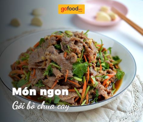 Cách làm gỏi bò chua cay ngon hết sẩy