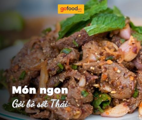 Cách làm gỏi bò sốt Thái ngon “quên lối về”