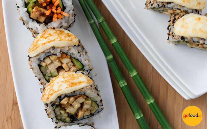 Hướng dẫn cách làm sushi chay hải sản