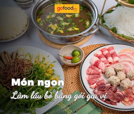 Cách nấu lẩu bò bằng gói gia vị nhanh gọn mà vẫn thơm ngon