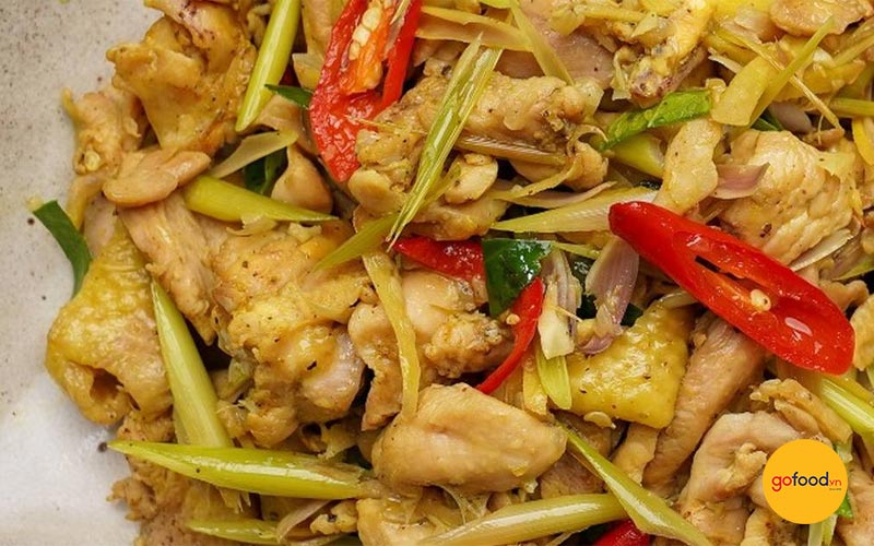 G&agrave; x&agrave;o sả ớt