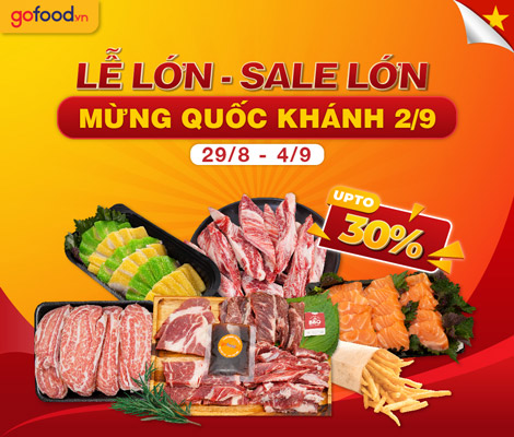 Mừng Quốc khánh 2/9 - Sale upto 30%