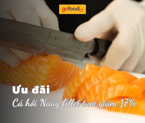 Đại tiệc Sashimi 12/7 - 14/7: Cá hồi Nauy fillet tươi giảm 17%