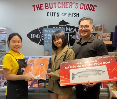 NHỮNG CHÚ CÁ HỒI NA UY NGUYÊN CON ĐÃ ĐƯỢC TRAO CHO KHÁCH HÀNG MAY MẮN NHẤT MEGA SALE 2025