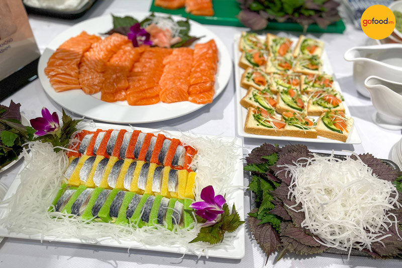 Chương trình ăn thử sashimi tại Gofood diễn ra từ 16h30 - 19h ngày 9/7/2022