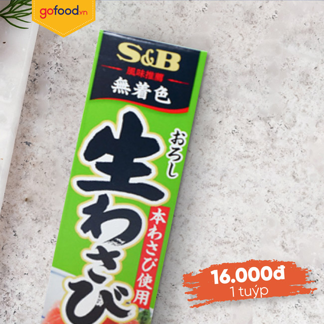 Mù tạt wasabi S&B Nhật Bản giảm 70% trong đại tiệc Sashimi
