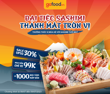 Đại tiệc Sashimi 2023 - Thanh mát tròn vị