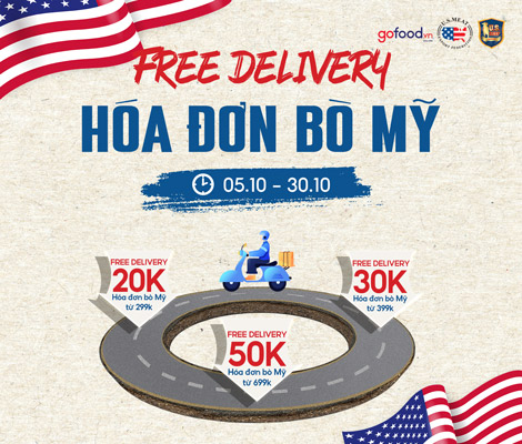 [GOFOOD X U.S. Meats Vietnam] FREE DELIVERY HÓA ĐƠN BÒ MỸ
