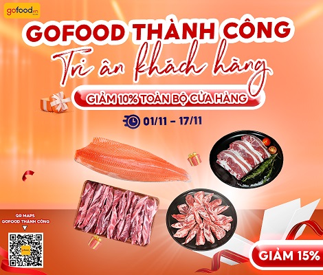 GOFOOD 32 THÀNH CÔNG TRI ÂN KHÁCH HÀNG
