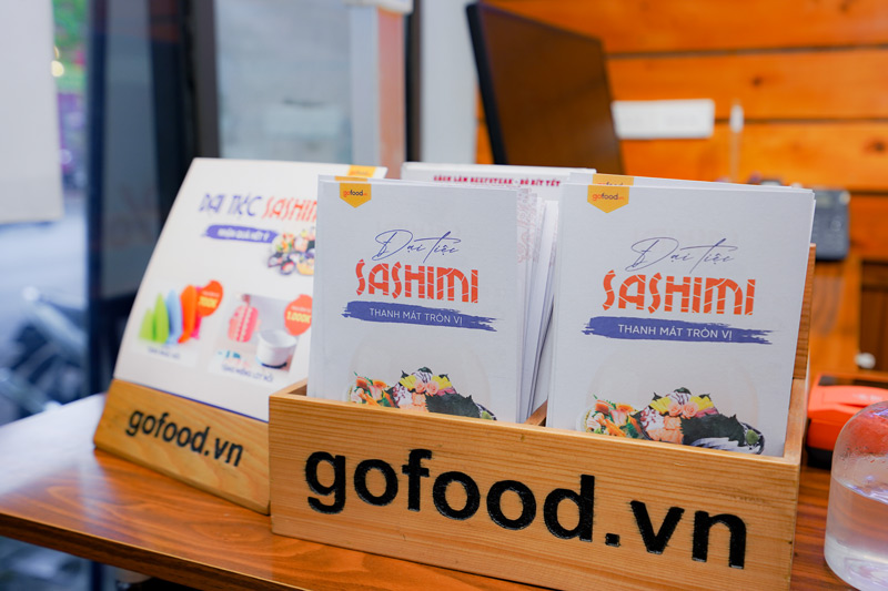 Gofood sẵn sàng cho Đại tiệc Sashimi