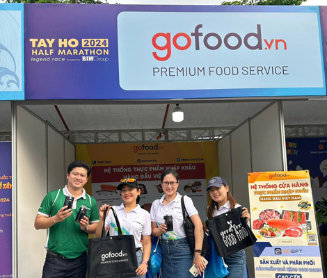 Cập nhật không khí sự kiện Gofood x Tay Ho Half Marathon ngày 13/04 Cập nhật không khí sự kiện Gofood x Tay Ho Half Marathon ngày 13/04