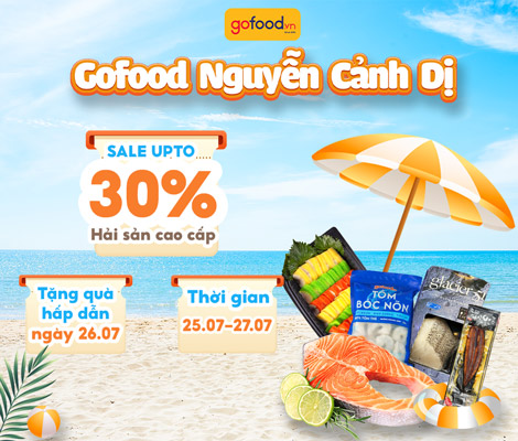 KHUYẾN MÃI ĐẶC BIỆT TẠI GOFOOD NGUYỄN CẢNH DỊ KHUYẾN MÃI ĐẶC BIỆT TẠI GOFOOD NGUYỄN CẢNH DỊ